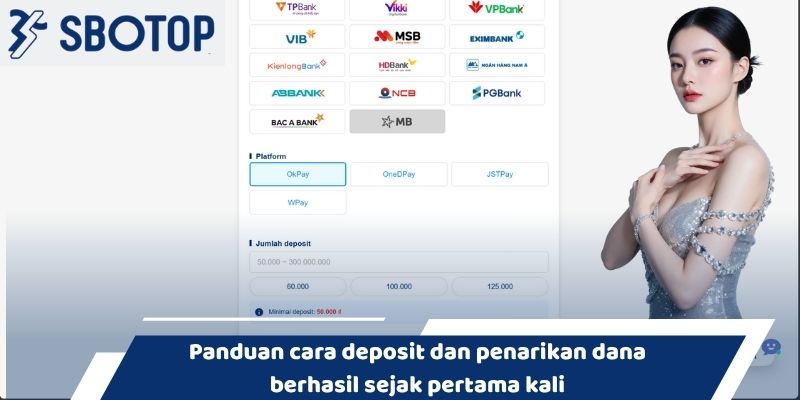 Panduan cara deposit dan penarikan dana berhasil sejak pertama kali